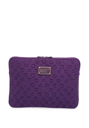 Marc By Marc Jacobs Dreamy Logo laptop case - Purple