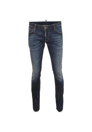 DSQUARED2 paint-splatter jeans - Blue