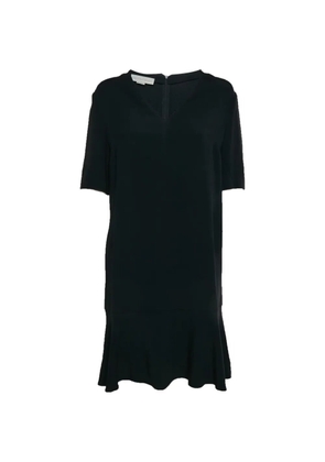 Stella McCartney Pre-Owned mini ruffle-hem shift dress - Black