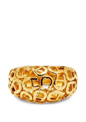 Aigner Vintage cut-out ring - Gold