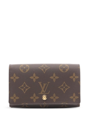 Louis Vuitton Pre-Owned 2003 Monogram Porte-Monnaie Billets Tresor wallet - Brown