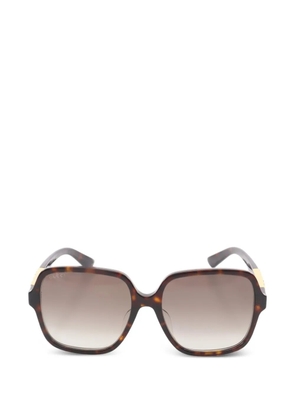 Gucci Pre-Owned 2010s square-frame sunglasses - Brown