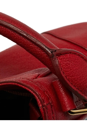Burberry Pre-Owned Hernville leather shoulder bag - Red