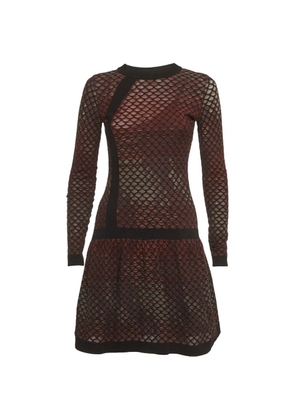 Missoni Pre-Owned patterned-knit mini dress - Black