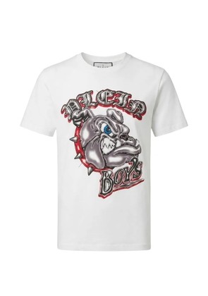 Philipp Plein jersey T-shirt Bulldog Plein Boys - White
