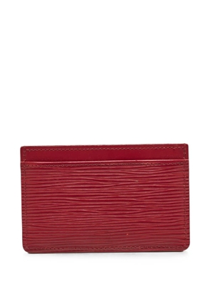 Louis Vuitton Pre-Owned 2016 Epi-leather card holder - Red