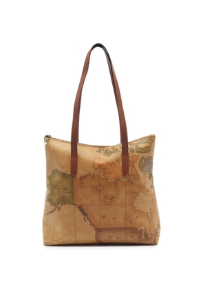 ALVIERO MARTINI 1° CLASSE Geo Classic zip-fastening tote bag - Neutrals