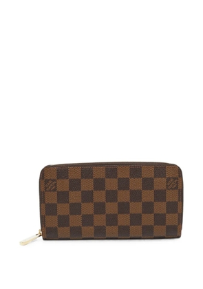 Louis Vuitton Pre-Owned 2014 Zippy Damier Ebene wallet - Brown