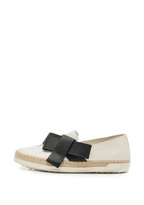 Tod's Vintage Francesina bow-detail sneakers - Neutrals