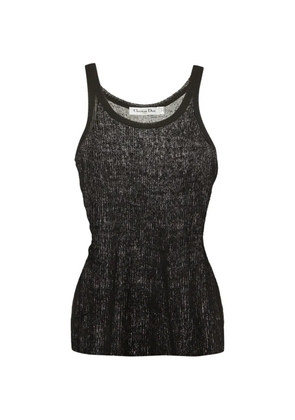 Christian Dior Pre-Owned rib-knit tank top - Black