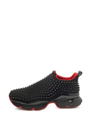 Christian Louboutin Pre-Owned Spike Sock sneakers - Black
