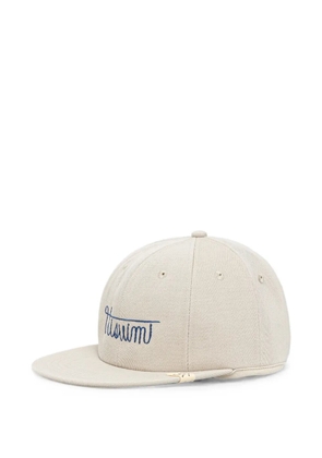 visvim logo-embroidery baseball hat - Neutrals
