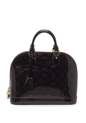 Louis Vuitton Pre-Owned 2015 Alma PM Terre D’Ombre Monogram Vernis handbag - Brown