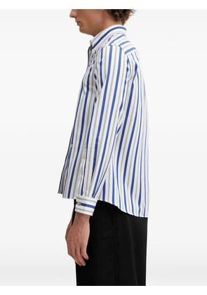 Wales Bonner Daylight striped embroidered shirt - White