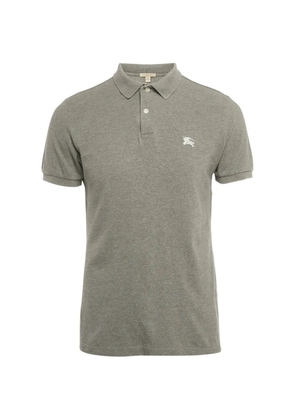 Burberry Pre-Owned embroidered-logo short-sleeve polo shirt - Grey