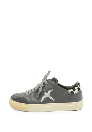 Axel Arigato Clean 90 leopard-print lace-up sneakers - Grey