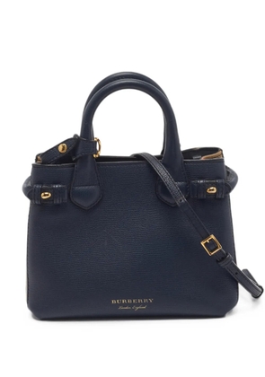 Burberry Pre-Owned mini Banner tote bag - Blue