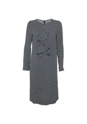 Marni Pre-Owned 2013 ruffled printed midi dress - Blue