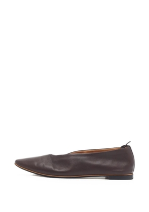 Bottega Veneta Pre-Owned pointed-toe ballet flats - Brown