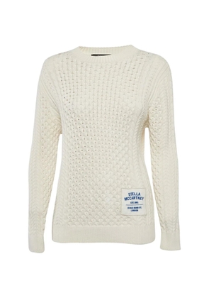 Stella McCartney Pre-Owned cable-knit sweater - Neutrals