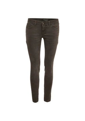 Dolce & Gabbana Pre-Owned faded-finish skinny jeans - Grey