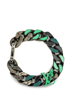 Louis Vuitton Pre-Owned logo-detail bracelet - Black
