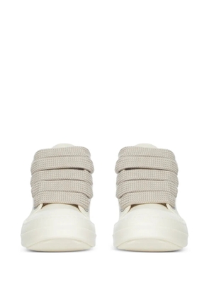Rick Owens DRKSHDW eyelet laced flat shoes - Neutrals