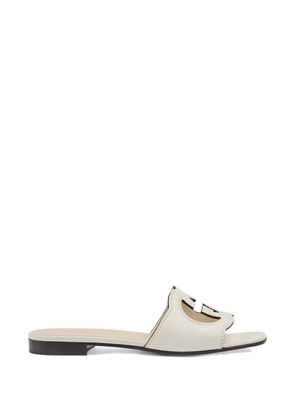 Gucci Interlocking G mules - White