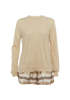 Louis Vuitton Pre-Owned layered-hem sweater - Neutrals