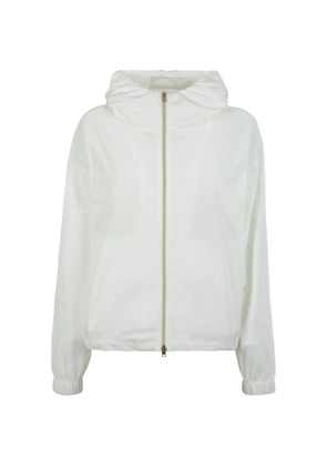 Herno hooded zip-up jacket - White
