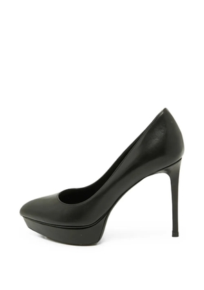 Casadei point-toe platform pumps - Black