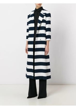 Dolce & Gabbana striped coat - Blue