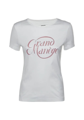 Hermès Pre-Owned Grand Manège cotton T-shirt - White