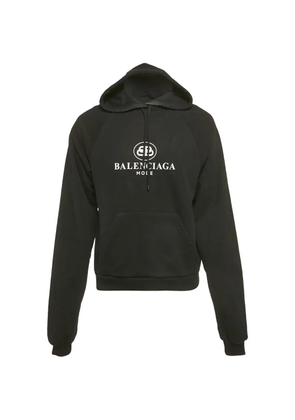 Balenciaga Pre-Owned logo-print hoodie - Black