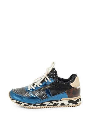 Dolce & Gabbana Pre-Owned Majolica lace-up sneakers - Black