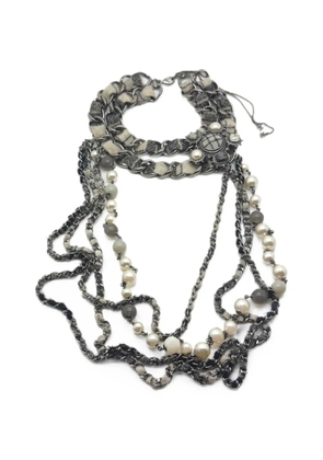 CHANEL Pre-Owned 2013 Tartan Métiers d’art necklace - Silver