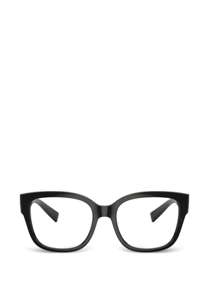 Dolce & Gabbana Eyewear logo-plaque cat-eye glasses - Black