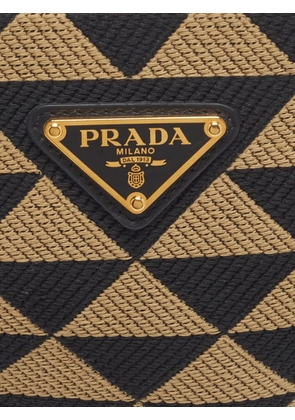 Prada Pre-Owned Symbole triangle shoulder bag - Black