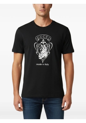 Gucci Pre-Owned graphic-print cotton T-shirt - Black