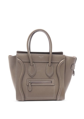Celine Pre-Owned 2000s micro Luggage tote bag - Grey