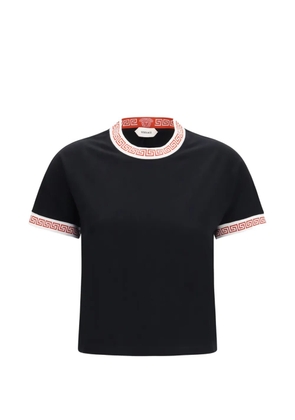 Versace Greca-trim Medusa T-shirt - Black