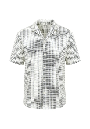 REVOLUTION short-sleeved Cuban shirt - Neutrals