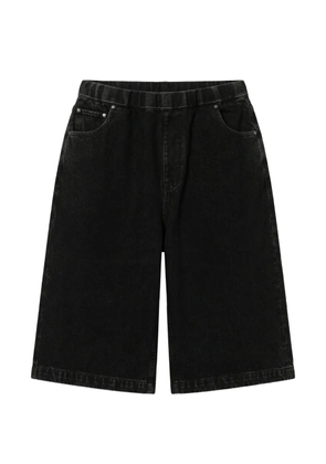 ENTIRE STUDIOS Spar wide-leg denim shorts - Black