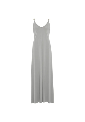 ERES Sculpturale beaded-strap maxi dress - Blue