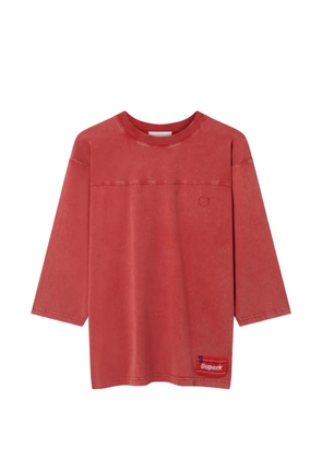 Stella McCartney logo-embroidered patch-detail T-shirt