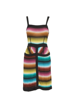 Missoni Pre-Owned sleeveless knitted mini dress - Black