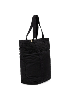 visvim quilted tote bag - Black