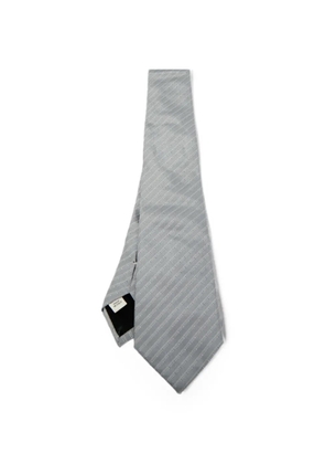 Valentino Garavani Pre-Owned striped tie - Grey