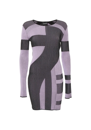 Just Cavalli Vintage patterned midi dress - Black