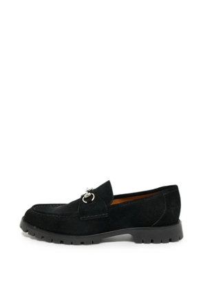 Gucci Pre-Owned Horsebit suede loafers - Black